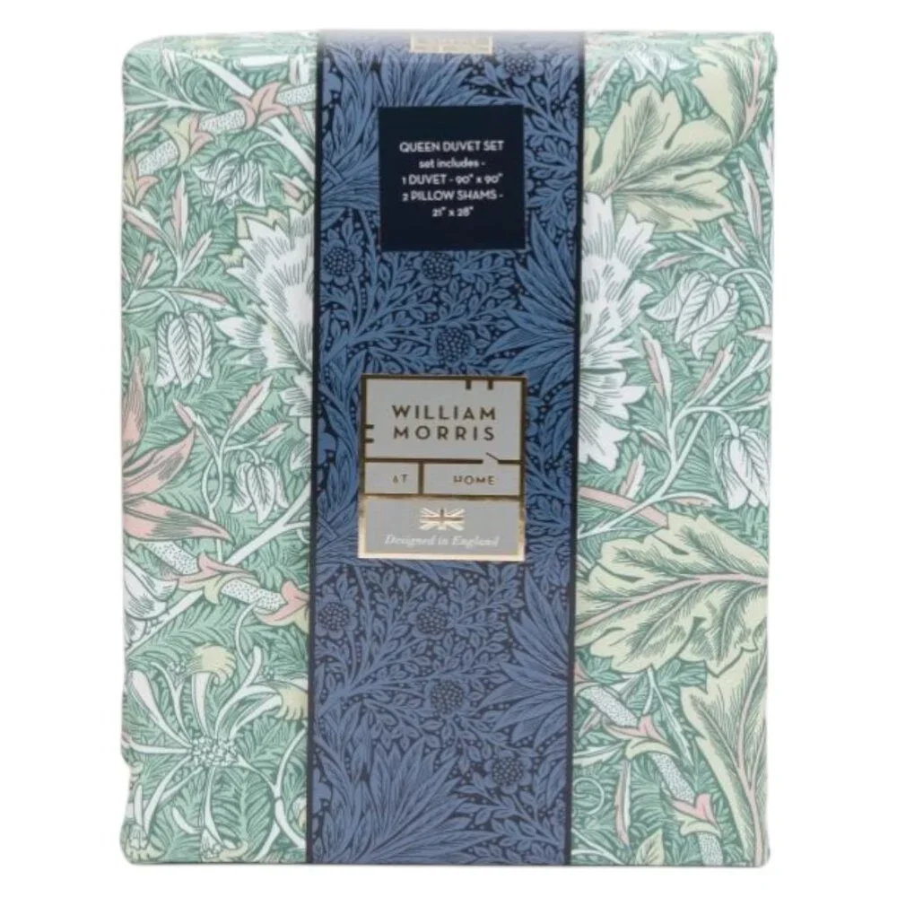 ♥️ WILLIAM MORRIS Floral Print Duvet Set